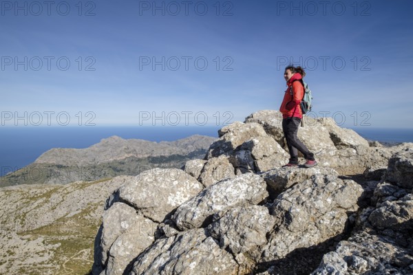 Masanella peak, Sierra de Tramontana, 1364 meters, municipality of Escorca, Mallorca, Balearic