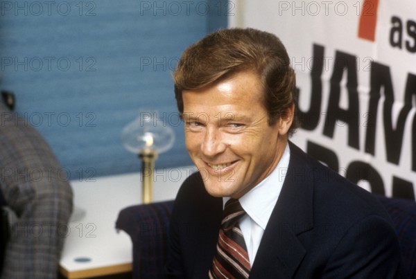 Sir Roger Moore, 1927-2017 during a media event in connection with the swedish premiere of the