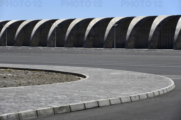 New terminal at the harbour, Puerto de Tazacorte, La Palma, Canary Islands, Atlantic Ocean,