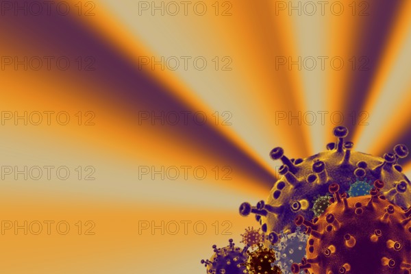 COVID-19 Coronavirus disease outbreak background. Stop spreading Corona virus global pandemic