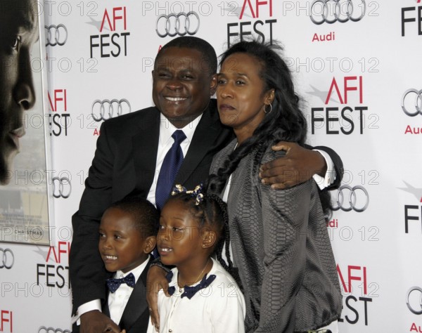 Dr. Bennet Omalu at the AFI FEST 2015 Centerpiece Gala premiere of 'Concussion' held at the TCL