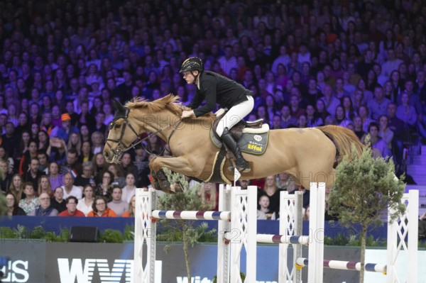 Philipp Schulze Topphoff of Germany competes in 1.60m FEI Jumping World Cup at Jumping Amsterdam in
