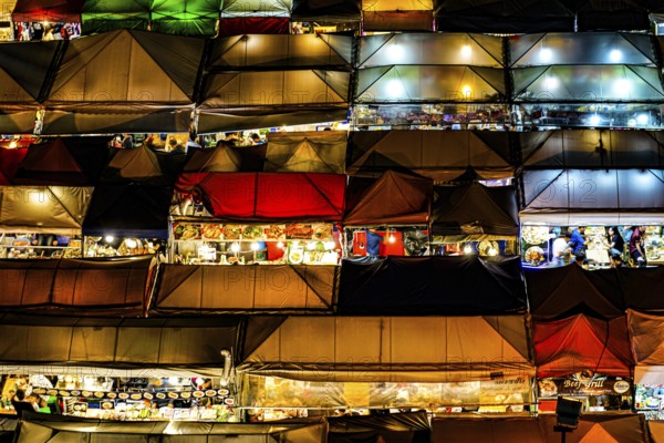Talat lot Phi Ratchada (night market of Thailand, Bangkok). Shooting Location: Bangkok, Thailand,