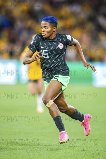 BRISBANE, AUSTRALIA, JULY 27: Rasheedat AJIBADE of Nigeria as Australia plays Nigeria at the FIFA