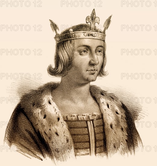 Louis X, Ludwig X., Louis X le Hutin, 1289-1316, called the Quarreler, the Headstrong, or the