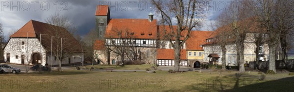 Katlenburg castle, St. Johannes church, Katlenburg-Lindau, district of Northeim, Lower Saxony,