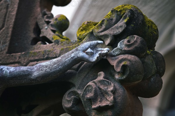 Crucifix, detail
