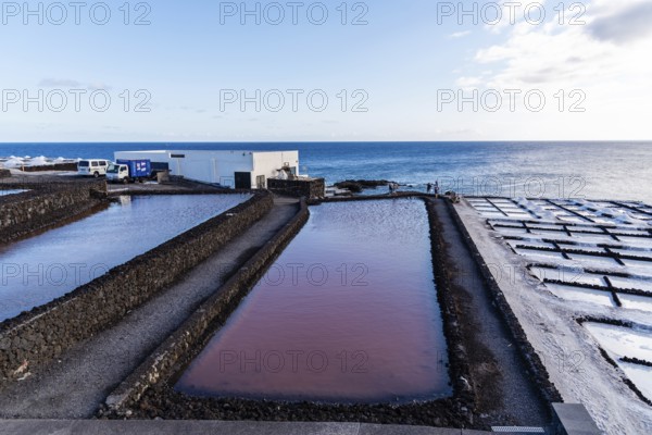 Fuencaliente de Palma, Spain, August 12, 2021: Salt Mine of Fuencaliente in the island of La Palma,