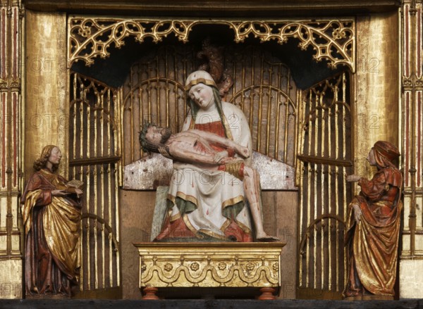 Altar with miraculous image from Mariawald Monastery, Sorrowful Mother of Heimbach in the Antwerp