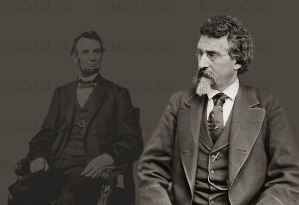 Mathew B. Brady, 1823-1896, American photographer, Brady portrait photo of Abraham Lincoln, 16th