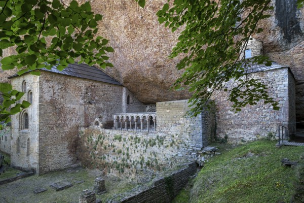 Royal Monastery of San Juan de la Peña, Botaya, Huesca, Aragon, Spain, Europe