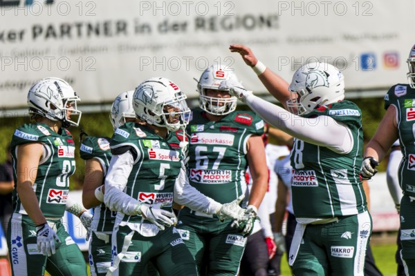 German Football League, Schwäbisch Hall Unicorns, Saarland Hurricanes in the Optima-Sportpark
