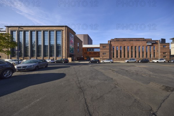 Power plant Mitte Dresden, Operetta Theatre of the Dresden State Opera, brick building, New