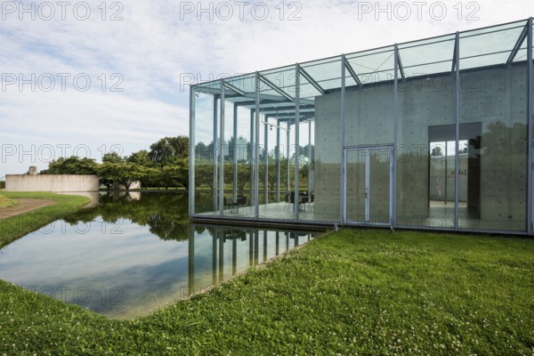 Art Museum and Langen Foundation, architect Tadao Ando, near Neuss, North Rhine-Westphalia,