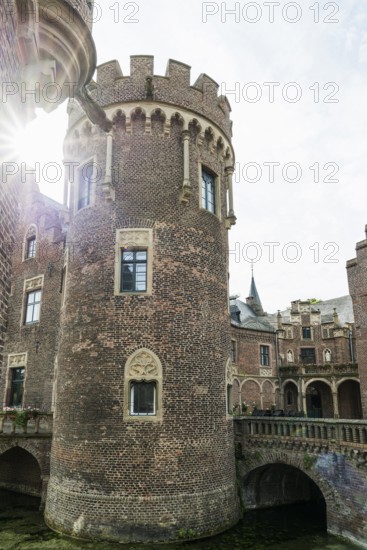 Moated castle, Schloss Paffendorf, Bergheim, Rhine-Erft district, North Rhine-Westphalia, Germany,