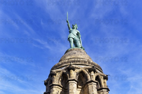 Hermannsdenkmal, Arminius, tourist attraction, sight, Detmold, East Westphalia-Lippe, North
