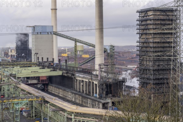 Coke oven batteries of the Schwelgern coking plant, supplies the Schwelgern blast furnace plant of