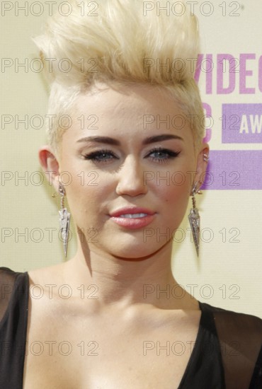 Miley Cyrus at the 2012 MTV Video Music Awards held at the Staples Center in Los Angeles, United
