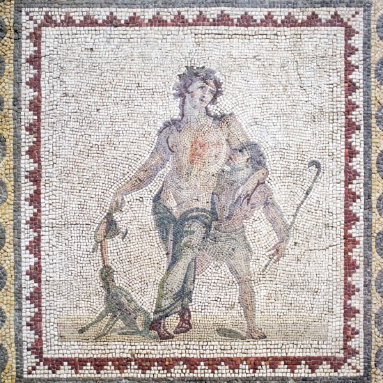 Mosaic, 2nd century AD, Archaeological Museum, Antioch, Drunken Dionysus, Hatay Archaeological