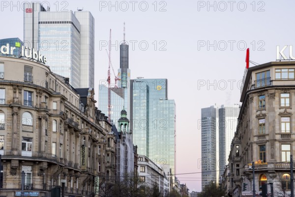 FRANKFURT, GERMANY, NOVEMBER 26: The Commerzbank tower in Frankfurt, Germany on November 25, 2013.