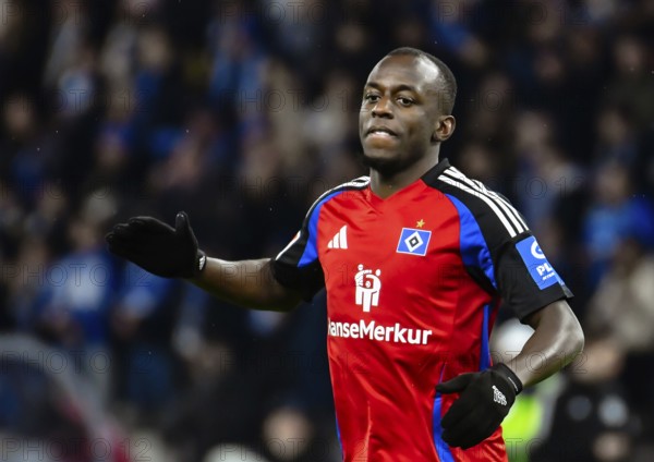 Jean-Luc Dompe (Hamburger SV #7) . (DFLDFB REGULATES PROHIBIT ANY USE OF PHOTOGRAPHS as IMAGE