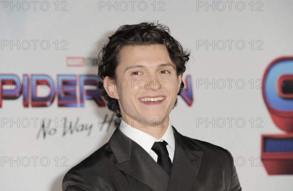 Tom Holland at the Los Angeles premiere of 'Spider-Man: No Way Home' held at the Regency Village