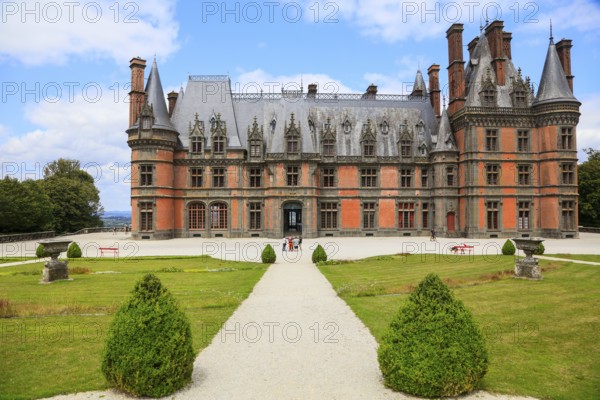 Neo-Gothic Victorian Chateau de Trevarez, built 1893-1907 by Walter-Andre Destailleur for James de