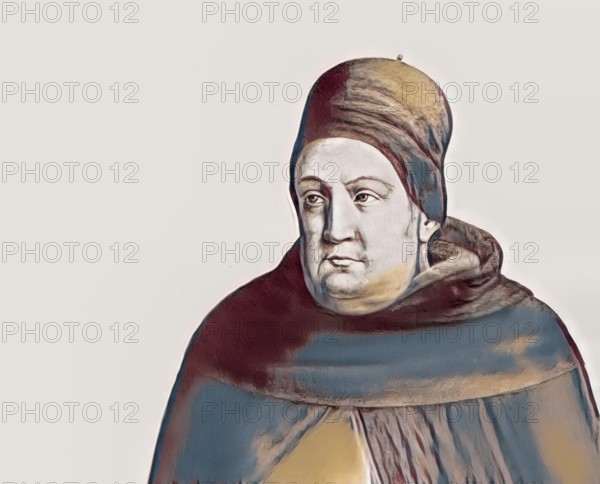 Thomas Aquinas, Thomas von Aquin, Tommaso d'Aquino, c.?1225 – 1274, Italian Dominican friar and