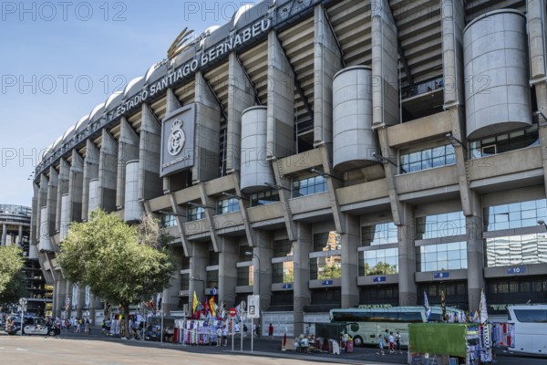 Madrid, Spain, September 14, 2016: Santiago Bernabeu Stadium. It is the current home stadium of