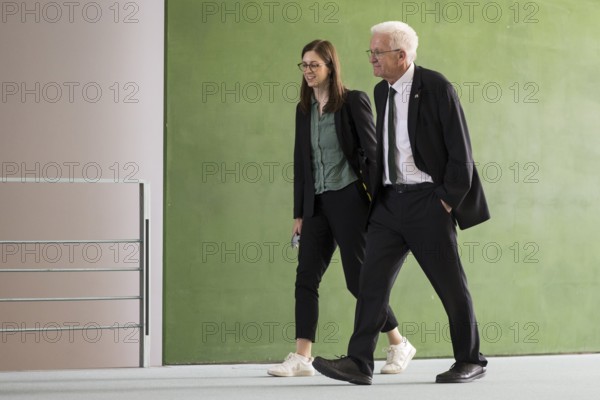 Winfried Kretschmann (Alliance 90/The Greens, Minister President of Baden-Württemberg) after the