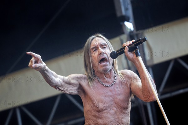 Iggy Pop, singer, actor, punk, rock, USA, live open air at the Citadel Music Festival, 19.06.2025,