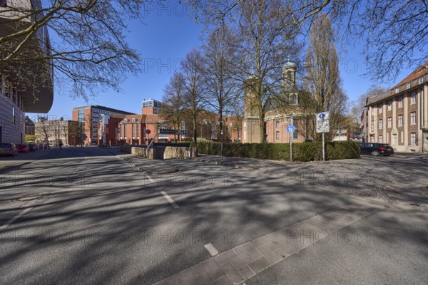 City centre, Clemenskirche, church, baroque architectural style, architect Johann Conrad Schlaun,