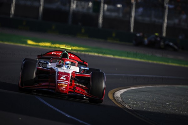MELBOURNE, AUSTRALIA, MARCH 22: Andrea Kimi Antonelli of Italy and Prema Racing during qualifying