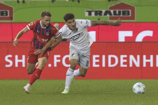 Germany: Soccer 1st Bundesliga, Matchday 8 - 1. FC Heidenheim-TSG Hoffenheim, Voith-Arena,