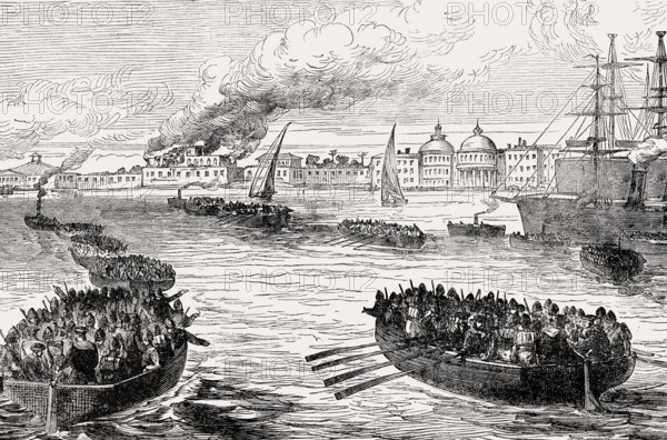 The Bombardment of Alexandria in Egypt by the British Mediterranean Fleet on 11-13 July 1882, From