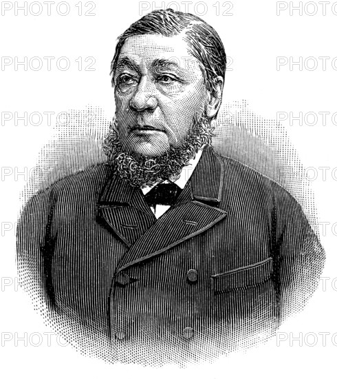 Stephanus Johannes Paulus Kruger or Paul Kruger, 1825 - 1904, State President of the South African