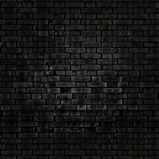 Dark grunge brick wall texture creating a dramatic and textured background, ideal for design