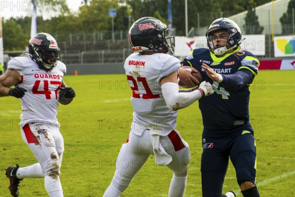 European League of Football, ELF/ Game : Helvetic Guards at Stuttgart Surge on 03. Sept. 2023, in
