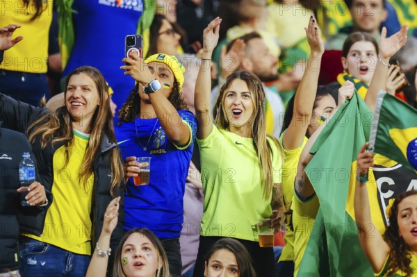 BRISBANE, AUSTRALIA, JULY 29: Fans as Brazil plays France at the FIFA Women's World Cup Australia