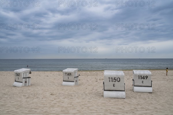 26.07.2024, Heringsdorf, Usedom, Mecklenburg-Western Pomerania, Germany, Europe, Clouds move over