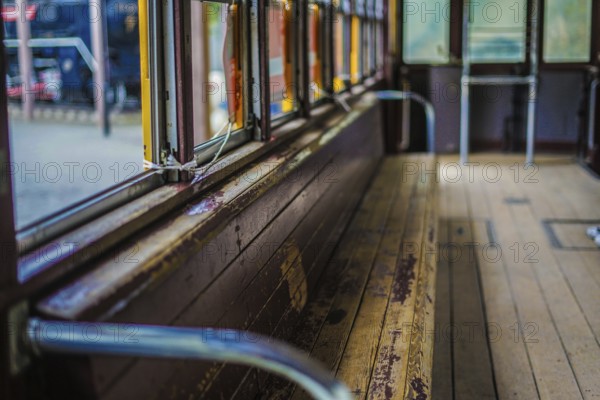 The old vehicle of the metropolitan streetcar Arakawa line (Asukayama Park). Shooting Location: