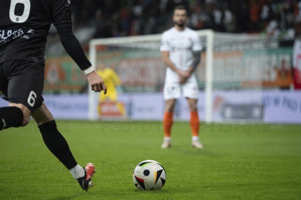 LUBIN, POLAND - MARCH 1, 2025: Football match between KGHM Zaglebie Lubin vs Piast Gliwice. One