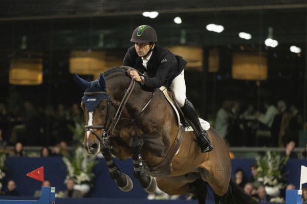 Marlon Modolo Zanotlli of Brazil competes in 1.60m FEI Jumping World Cup at Jumping Amsterdam in