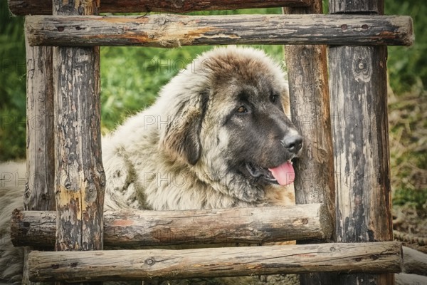 Portrait of Big Dog near the head of Burgas, Bulgaria, Europe