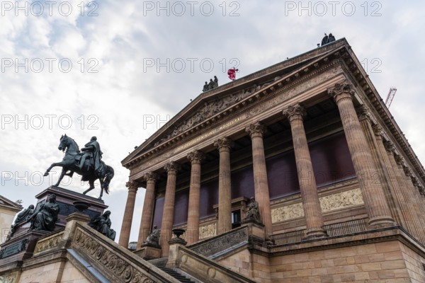 Berlin, Germany, July 30, 2019: Alte Nationalgalerie museum in Berlin. Located on the Museum Island