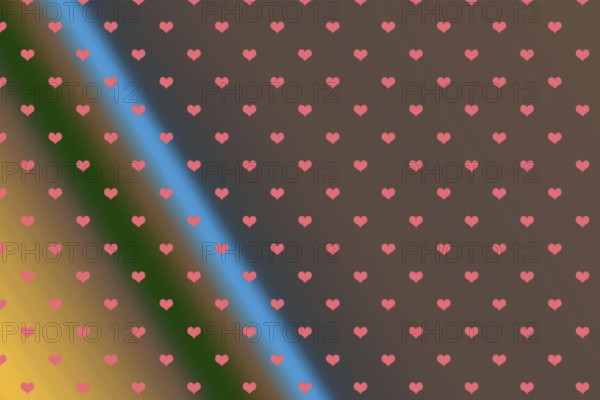 Valentine's Day template with heartsfor banners, inviations, advertisements, cards