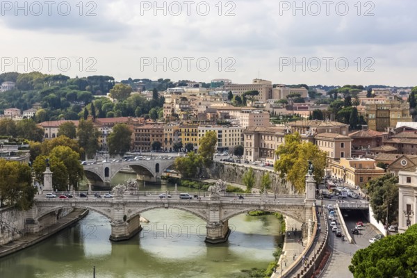 Rome, Italy - June 19, 2018: The Eternal City of Rome. The historic architecture of the city of