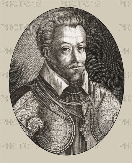 James VI and I, James Charles Stuart, 1566 – 1625, King of England, Scotland and Ireland, digitally