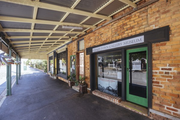 VIOLET TOWN, AUSTRALIA, DECEMBER 28 2023: Summer afternoon views of Violet Town township in