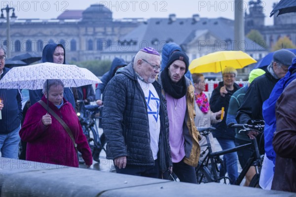 Commemoration of the 1st anniversary of the attack on Israel. The rally was followed by a
